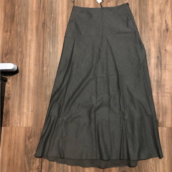 ZARA WOOL BIAS SKIRT - Picture 9 of 11